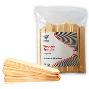 Ξύλινη σπάτουλα (100 τμχ)