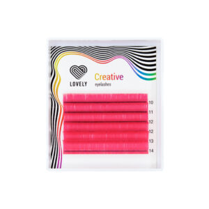 Pink Creative Lovely Lashes