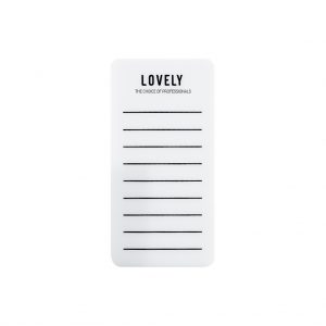 Tablet for colored eyelashes Lovely White