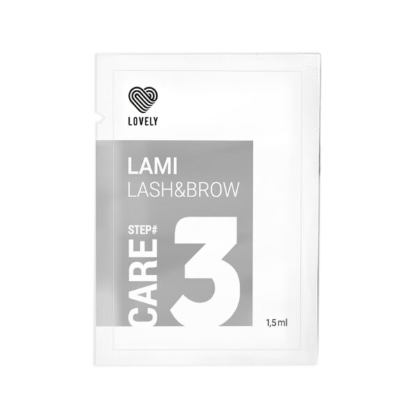 Σύνθεση για Lash&Brow lamination Lovely №3 CARE σακουλάκι, 1,5 ml