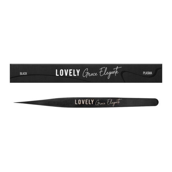 NanoFiber λαβίδα για Extension Standard Straight Lovely Grace Elegante Black