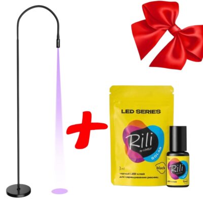 LED λάμπα extension βλεφαρίδων + LED κόλλα