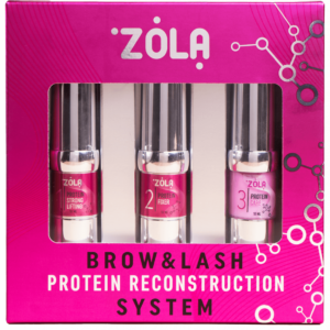 ZOLA Pink Laminating Set Brow&Lash Protein Reconstruction System